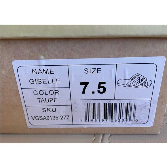 Very G Gisselle Leopard Flat Sandal size 7.5 NIB - Picture 8 of 10